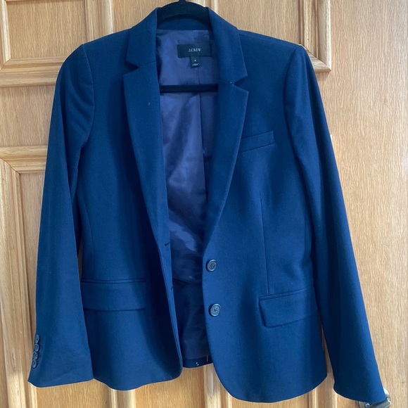 J.Crew Thompson navy blazer size 4 - Picture 1 of 4